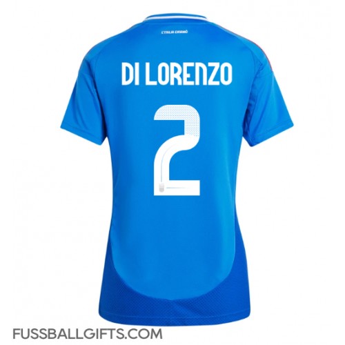 Italien Giovanni Di Lorenzo #2 Fußballbekleidung Heimtrikot Damen EM 2024 Kurzarm